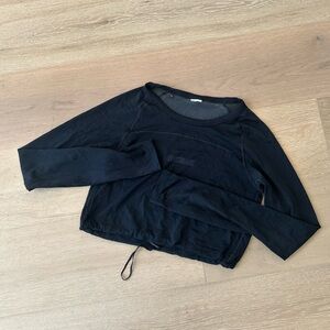 Gymshark crop long sleeve shirt